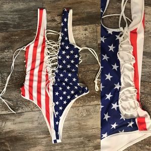 American flag one piece